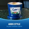 image:imageCutter Candle 17 Ounces Outdoor Candle Made with Real Citronella Oil and Cornmint Oil Reduces The Presence of Mosquitoes with A Light Fragrant Citronella and Mint Scent 6 PackBlue Bucket Pack of 6