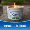 image:imageCutter Candle Outdoor Soy Wax Candle Made with Real Citronella Oil and Cornmint Oil Reduces The Presence of Mosquitoes with A Light Fragrant Citronella and Mint Scent 11 Ounces11 Oz Pack of 1