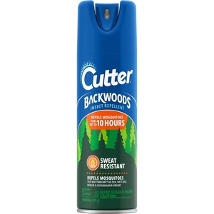 image:imageCutter Backwoods Insect Repellent Mosquito Repellent 25 DEET Sweat Resistent 6 Ounce Aerosol Spray6 Fl Oz Pack of 1