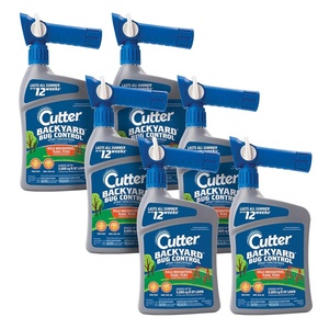 image:imageCutter Backyard Bug Control Spray Concentrate 3 Pack Kills Mosquitoes Fleas amp Listed Ants 32 fl Ounce6 Pack
