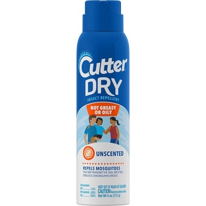 image:imageCutter Dry Insect Repellent Aerosol 4Ounce 12Count Clear1 Pack