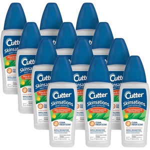 image:imageCutter Skinsations Insect Repellent 6 Ounces Pump Spray Clean Fresh Scent 12 Pack6 Fl Oz Pack of 12